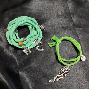 💎 3 /$20💎 Green Chakra Wrist Wrap Bundle (2 pcs)